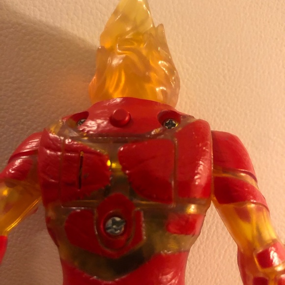 Ben 10 Heatblast Figure 6" Playmates 2017 Cartoon Network Lights Up Talk CN Toy - Picture 7 of 11